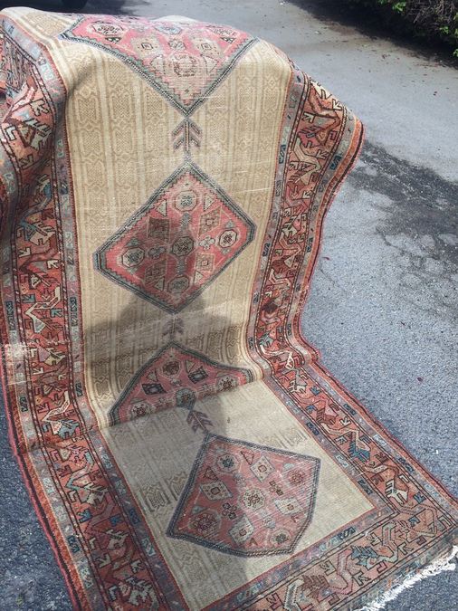 Handmade Wool Runner. Very Long and Wide. [Photo 5]