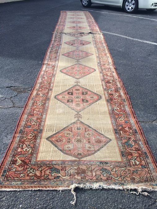 Handmade Wool Runner. Very Long and Wide. [Photo 6]