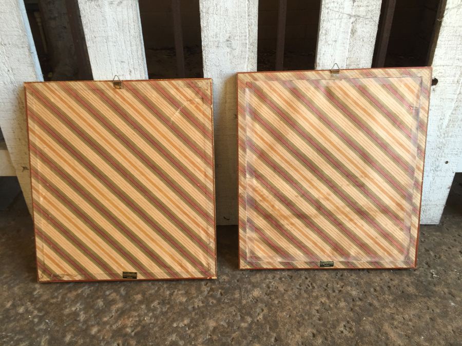 Pair Of Framed Floral Artwork - Florence Italy  [Photo 8]