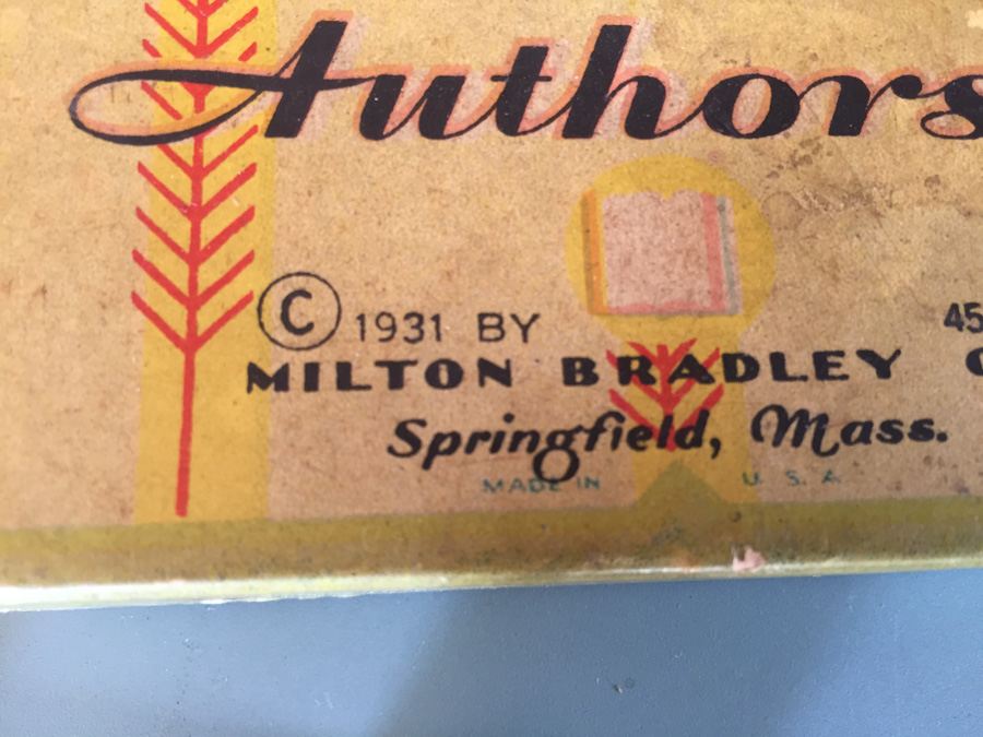Vintage Lot - Includes 1931 Milton Bradley Household Authors [Photo 4]