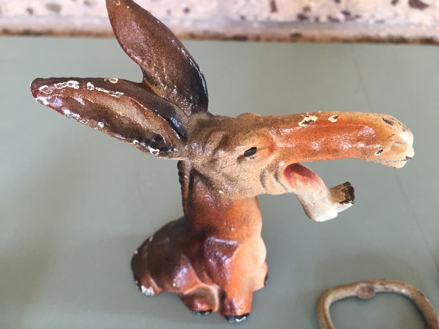 Vintage Bottle Opener Lot - Includes Metal Donkey Bottle Opener and Coca-Cola Bottle Opener [Photo 5]