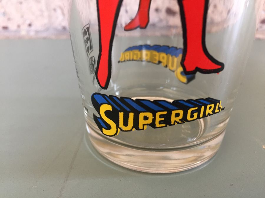 Vintage Supergirl and San Diego Chargers Glasses [Photo 3]