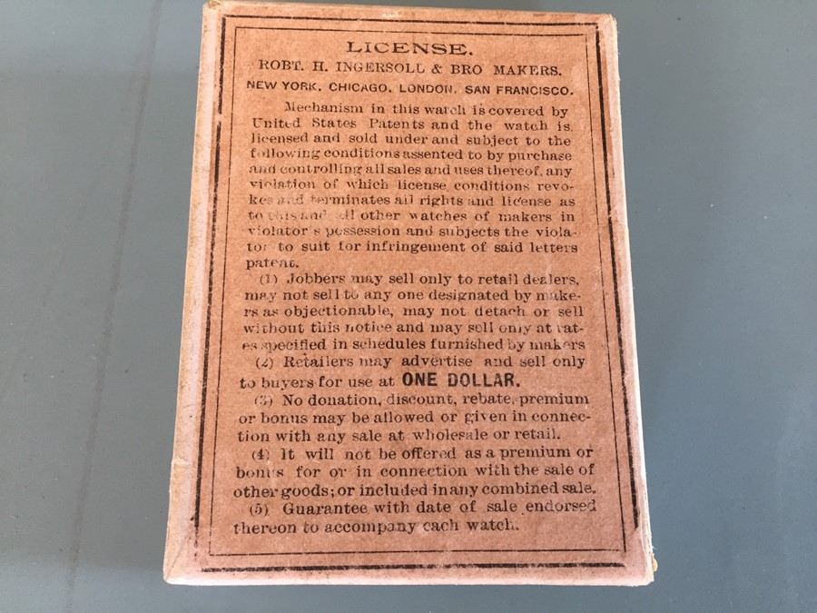 Ingersoll Dollar Watch With Box - Not Working [Photo 1]