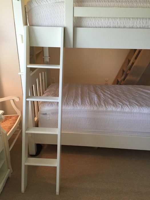 Pottery Barn Bunk Bed With Ladder - Does Not Include Mattresses [Photo 4]