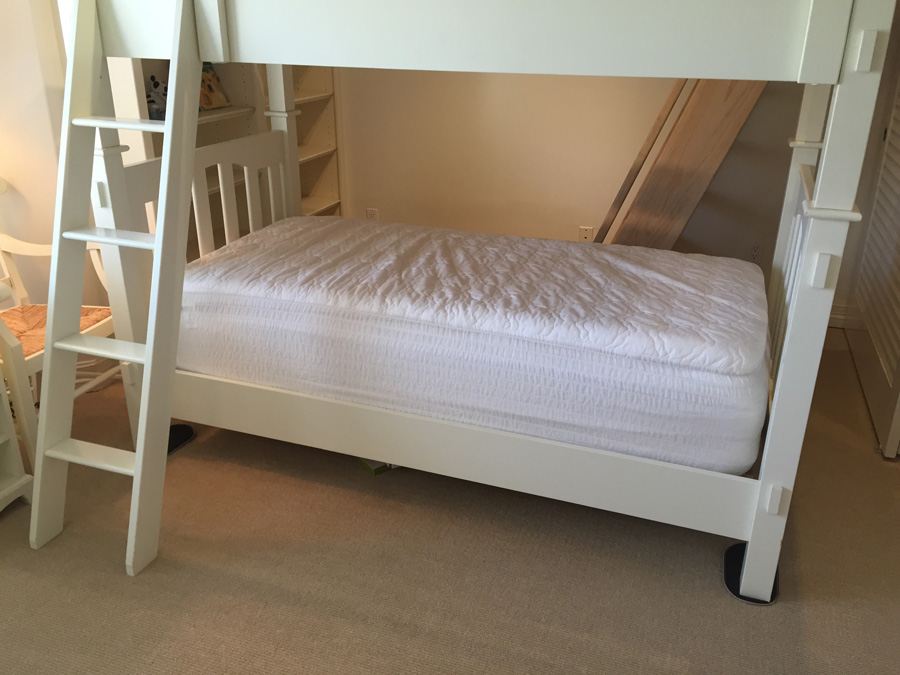 Pottery Barn Bunk Bed With Ladder - Does Not Include Mattresses [Photo 2]