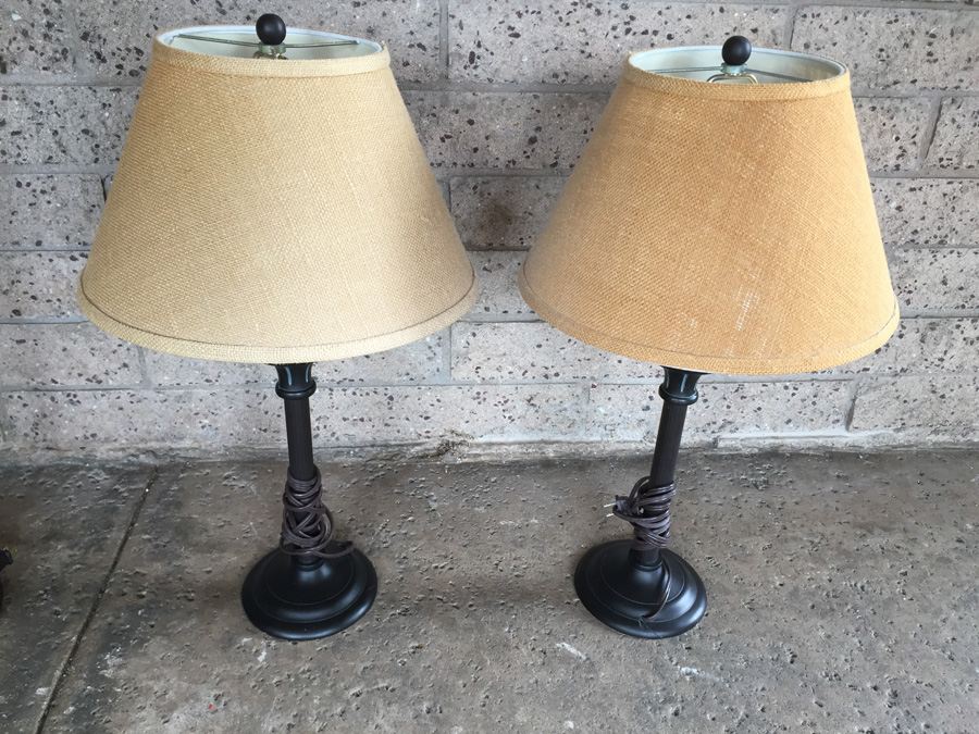 Floor Lamp And Two Table Lamps [Photo 2]