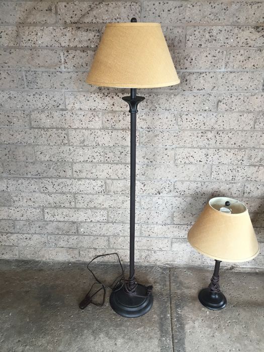 Floor Lamp And Two Table Lamps [Photo 3]