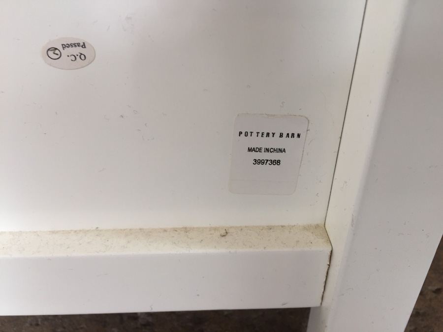 Pair Of White Pottery Barn Hampers [Photo 7]