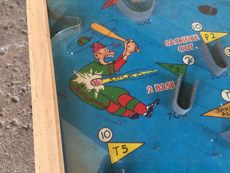 PooshMUp Big 5 Baseball Bagatelle Game