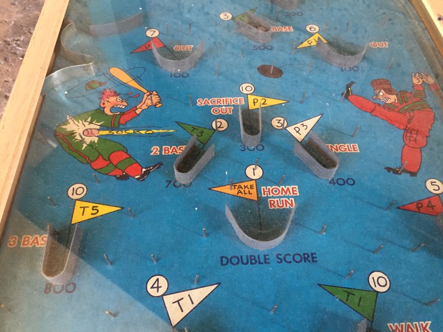 PooshMUp Big 5 Baseball Bagatelle Game