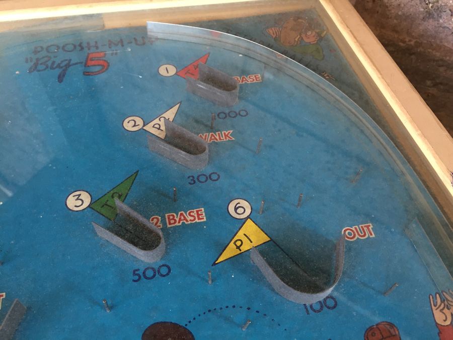 Poosh-M-Up Big 5 Baseball Bagatelle Game [Photo 7]