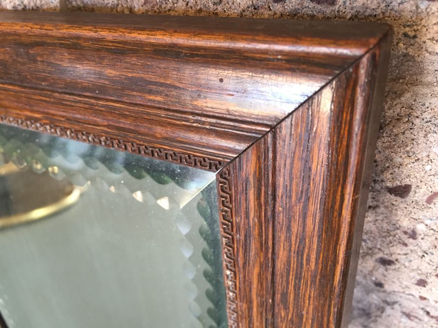 Small Framed Vintage Mirror [Photo 3]