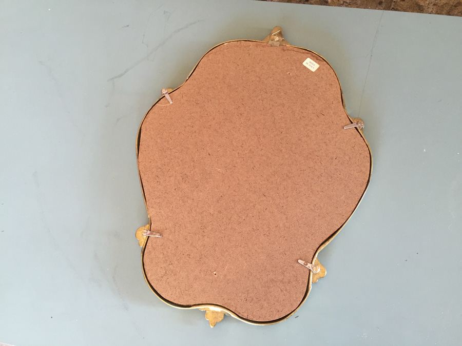 Small Metal Gilded Italian Mirror [Photo 6]