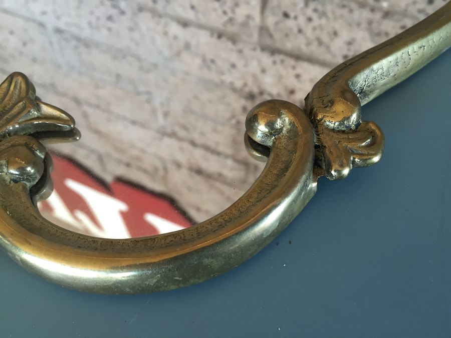 Small Metal Gilded Italian Mirror [Photo 3]