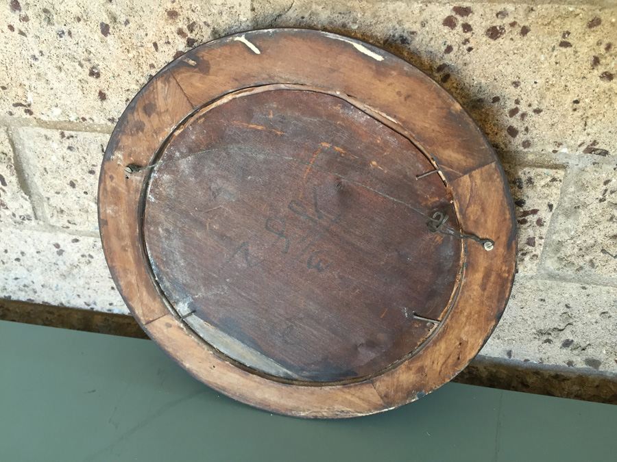 Small Round Vintage Mirror [Photo 7]