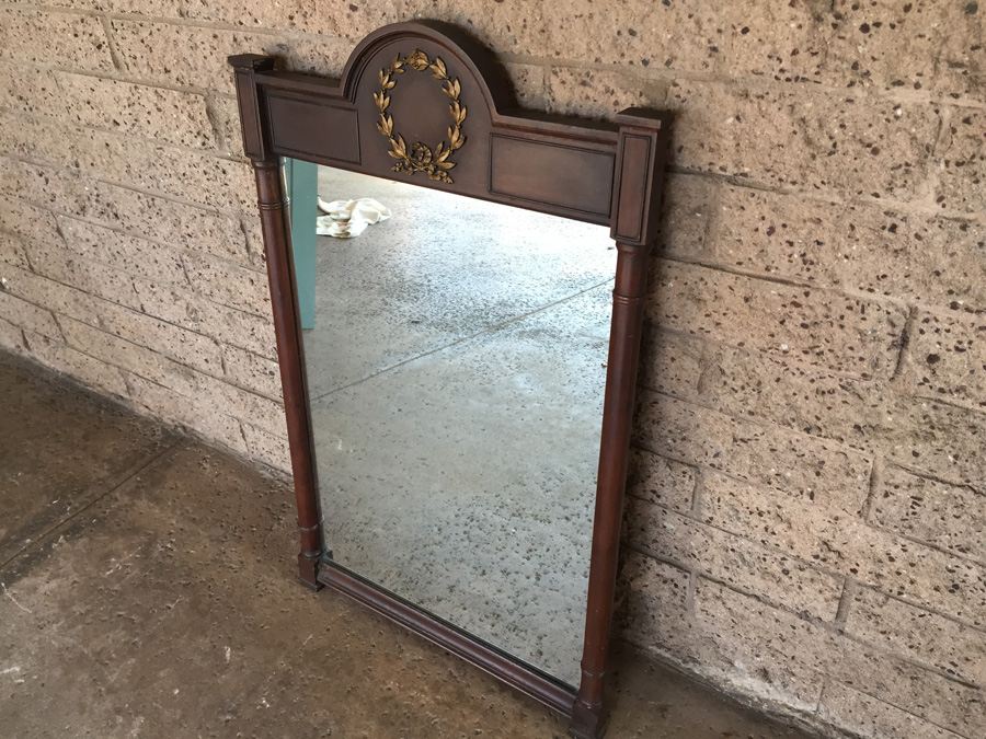 Beautiful Mahogany French Mirror [Photo 1]