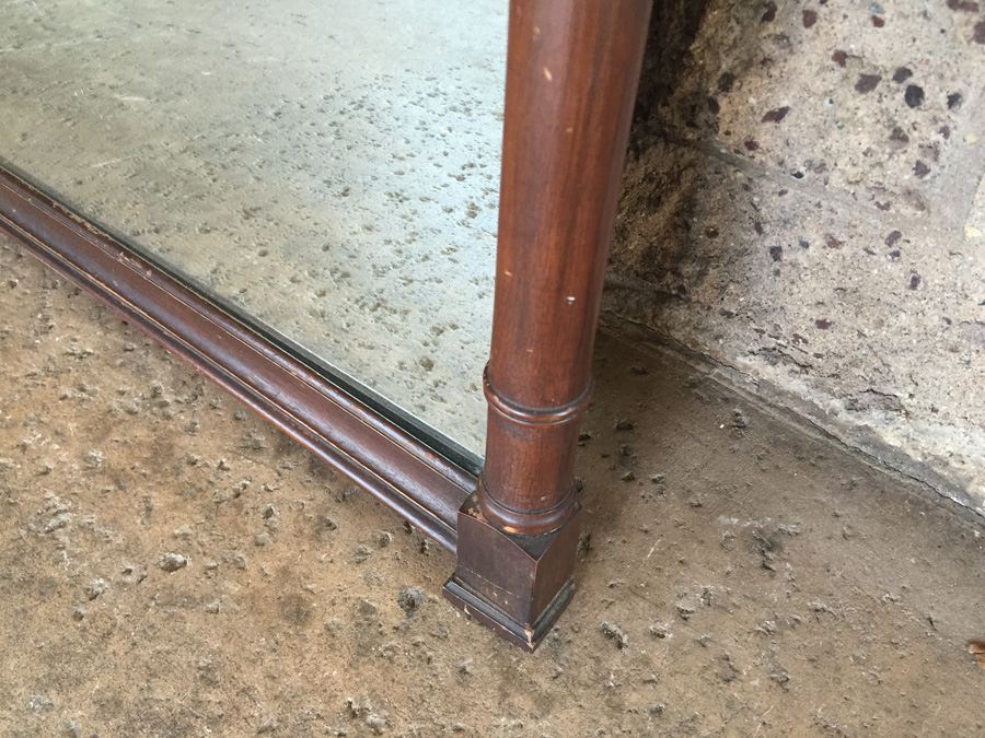 Beautiful Mahogany French Mirror [Photo 7]
