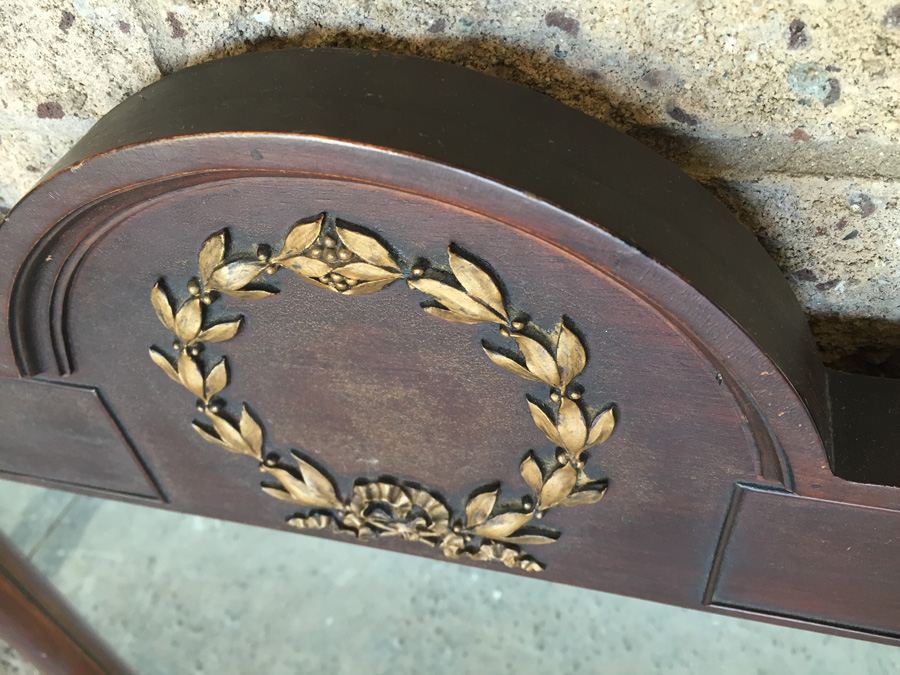 Beautiful Mahogany French Mirror [Photo 5]