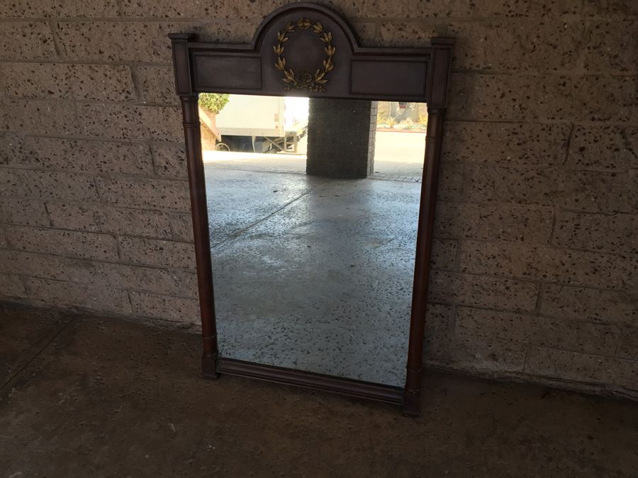 Beautiful Mahogany French Mirror [Photo 8]