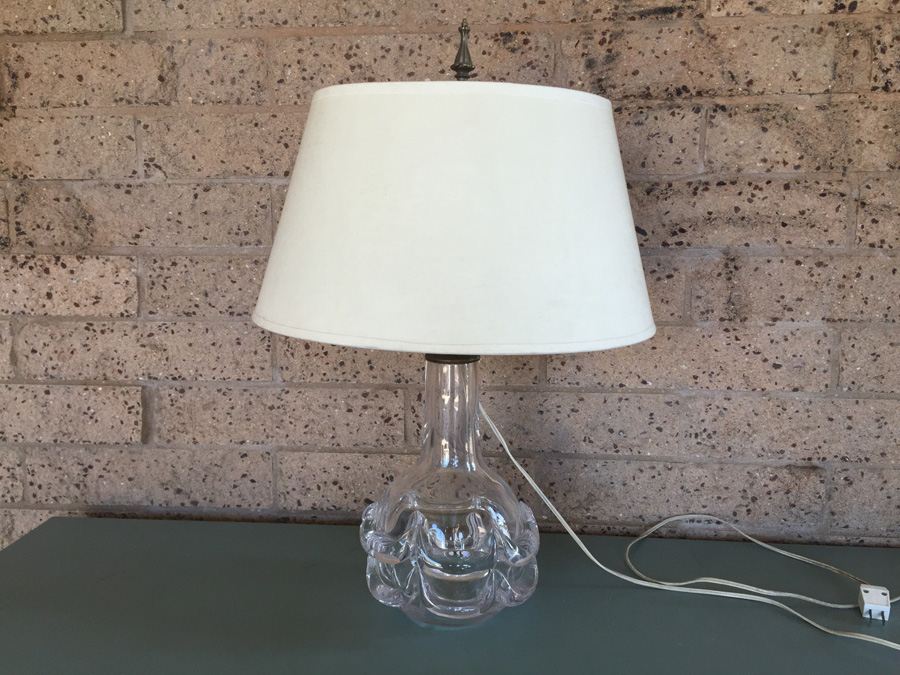 Mid-Century Art Glass Lamp [Photo 1]