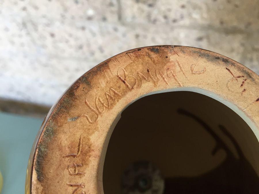 Van Briggle Fred Wills Art Pottery Lamp - Needs To Be Wired [Photo 9]