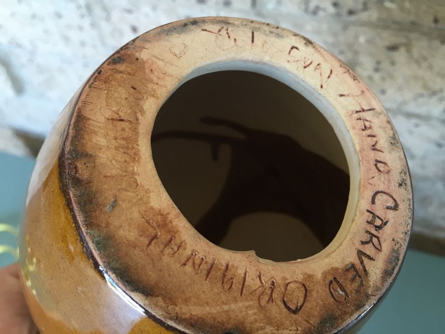 Van Briggle Fred Wills Art Pottery Lamp - Needs To Be Wired [Photo 11]