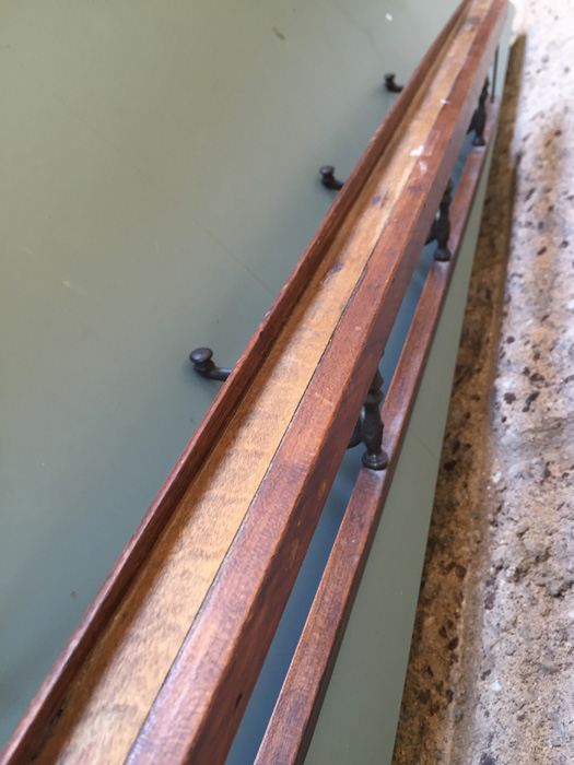 Vintage Wall Mounted Coat Hanger And Display Shelf [Photo 10]