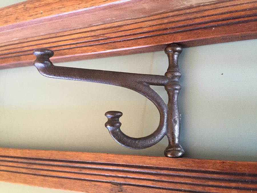 Vintage Wall Mounted Coat Hanger And Display Shelf [Photo 13]