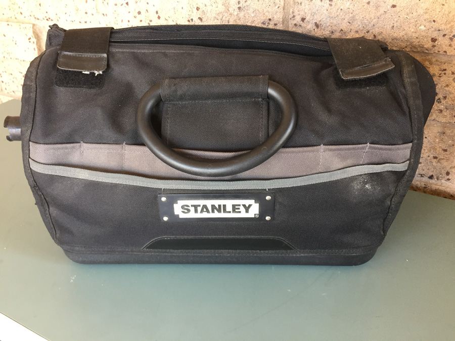 Large Tool Lot With Stanley Toolbox