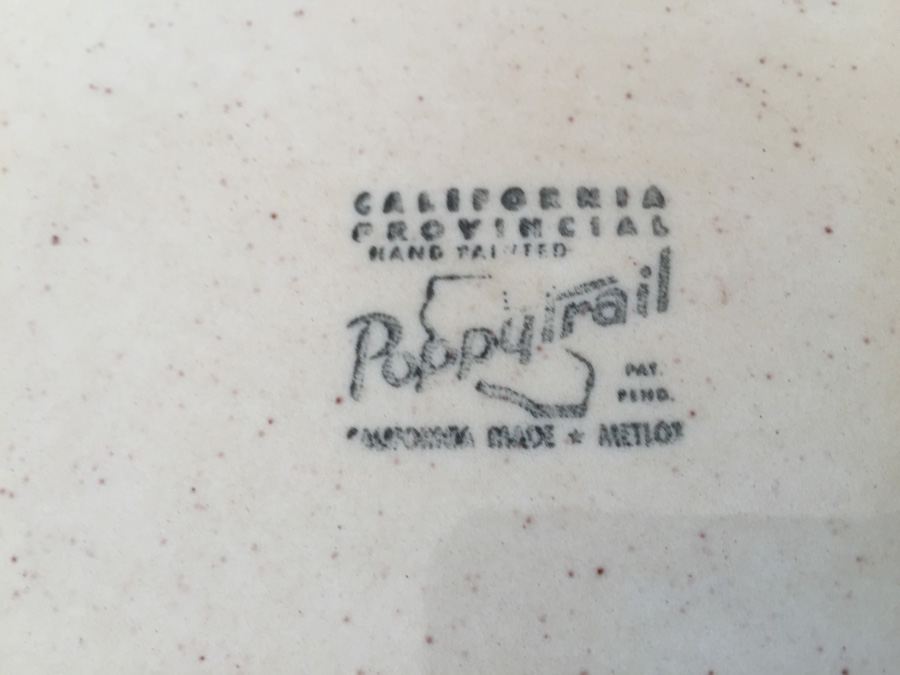 California Provincial by Metlox - Poppytrail China Set [Photo 15]