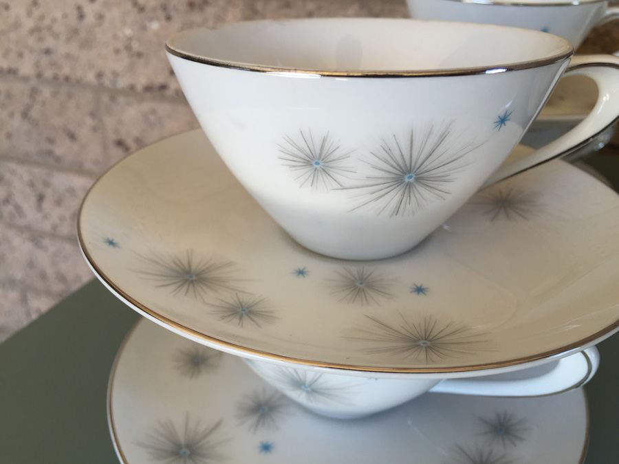 Galaxie by Meito Mid-Century Atomic China Set [Photo 19]