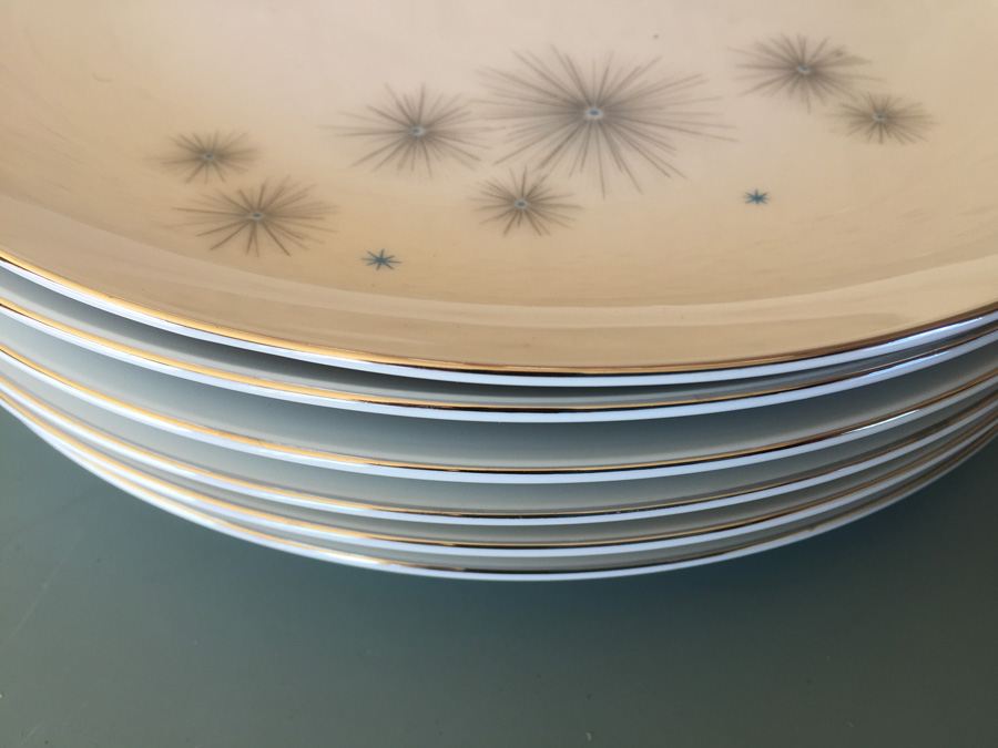 Galaxie by Meito Mid-Century Atomic China Set [Photo 4]