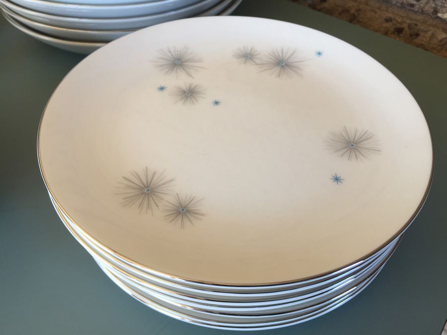 Galaxie by Meito Mid-Century Atomic China Set [Photo 8]