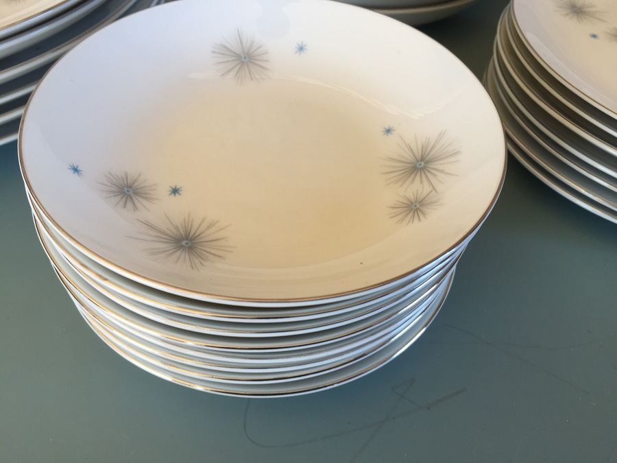 Galaxie by Meito Mid-Century Atomic China Set [Photo 5]