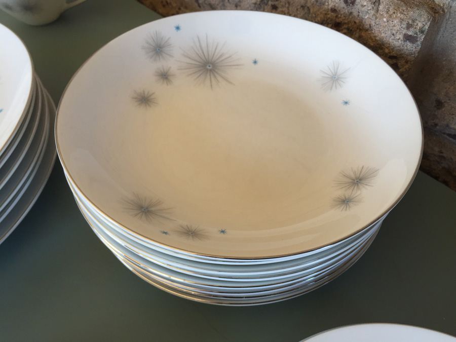 Galaxie by Meito Mid-Century Atomic China Set [Photo 10]
