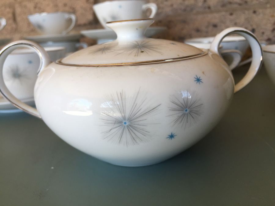 Galaxie by Meito Mid-Century Atomic China Set [Photo 14]