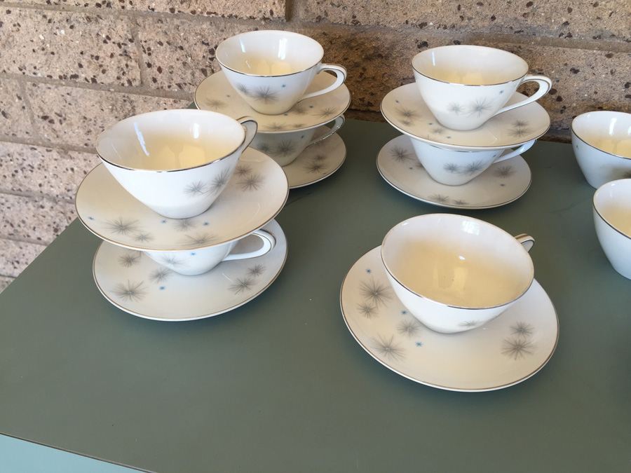 Galaxie by Meito Mid-Century Atomic China Set [Photo 18]