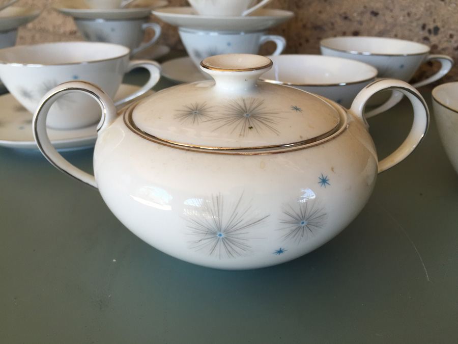 Galaxie by Meito Mid-Century Atomic China Set [Photo 3]