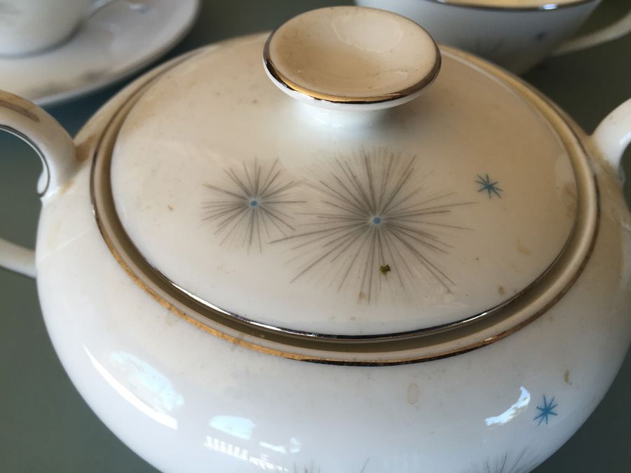 Galaxie by Meito Mid-Century Atomic China Set [Photo 15]