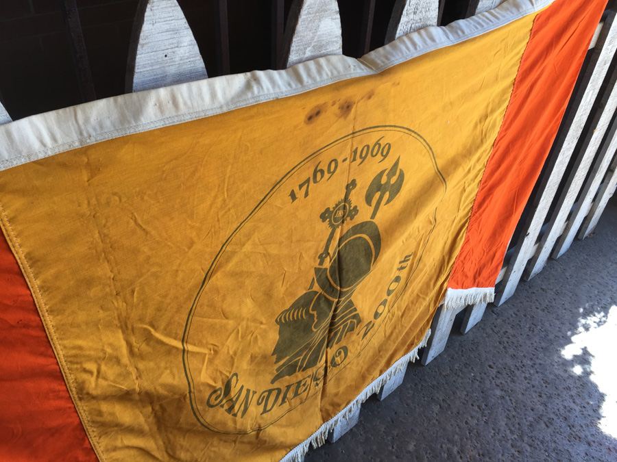 Vintage Banner Used During The 200th Anniversay Of San Diego In 1969 [Photo 7]