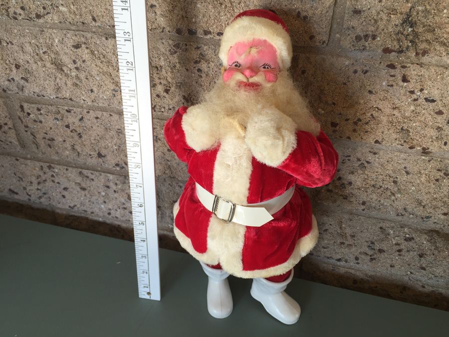 Vintage Santa Claus With White Belt