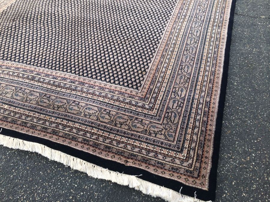 Large Handmade Wool Area Rug
