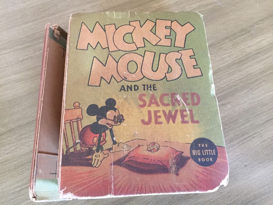 Mickey Mouse And The Sacred Jewel - The Big Little Book - Comic Book 1936 [Photo 2]