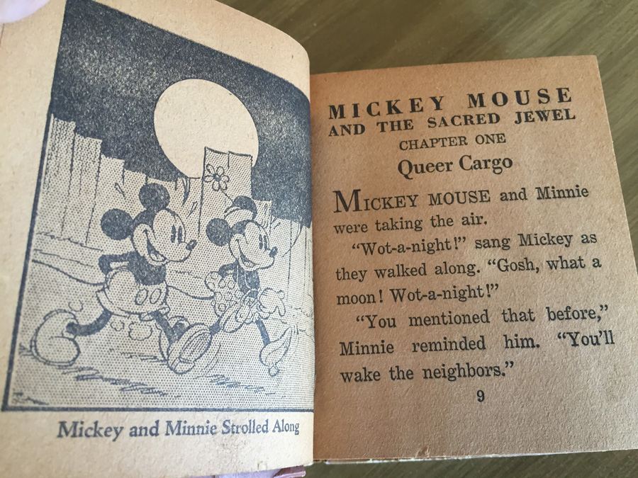 Mickey Mouse And The Sacred Jewel - The Big Little Book - Comic Book 1936 [Photo 3]