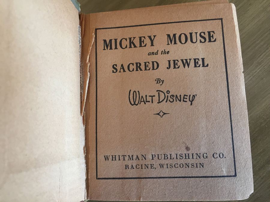 Mickey Mouse And The Sacred Jewel - The Big Little Book - Comic Book 1936 [Photo 8]