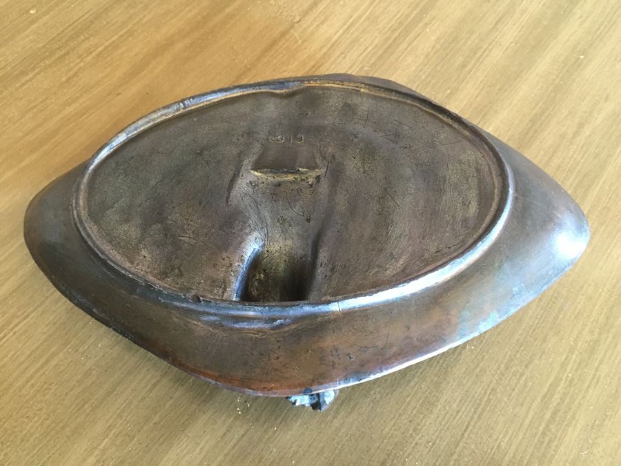 Art Nouveau Style Bronzed Mermaid Calling Card Tray or Dresser Tray - Estimate $300-$350 [Photo 12]