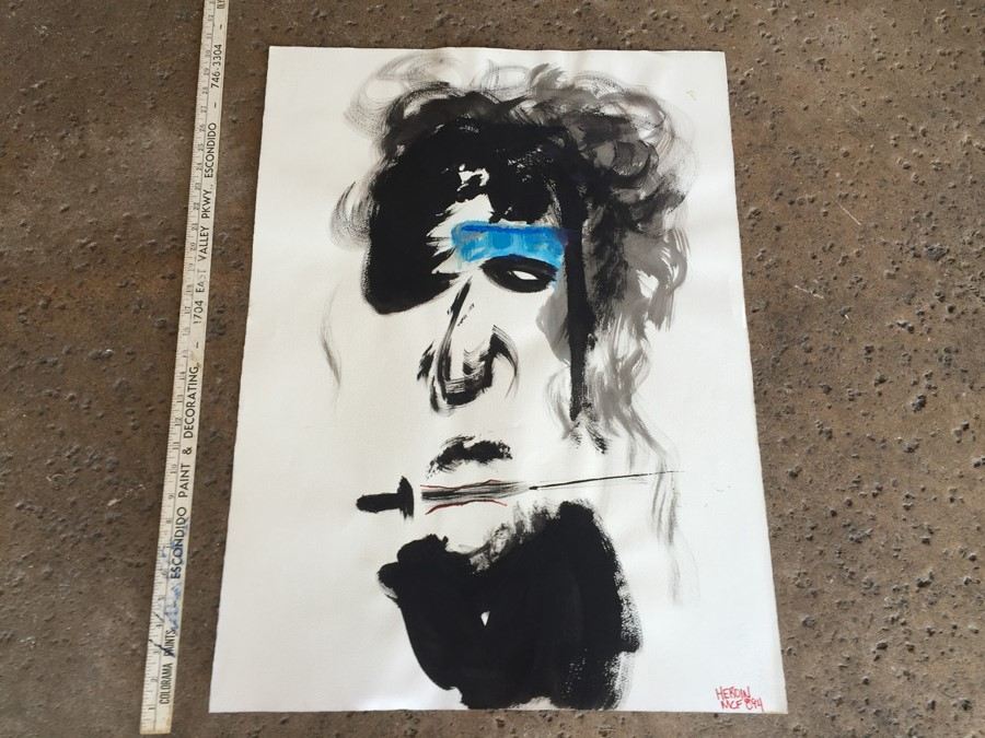 Original Urban Artwork Titled Heroin Signed MCF 894 (Melvin) [Photo 1]