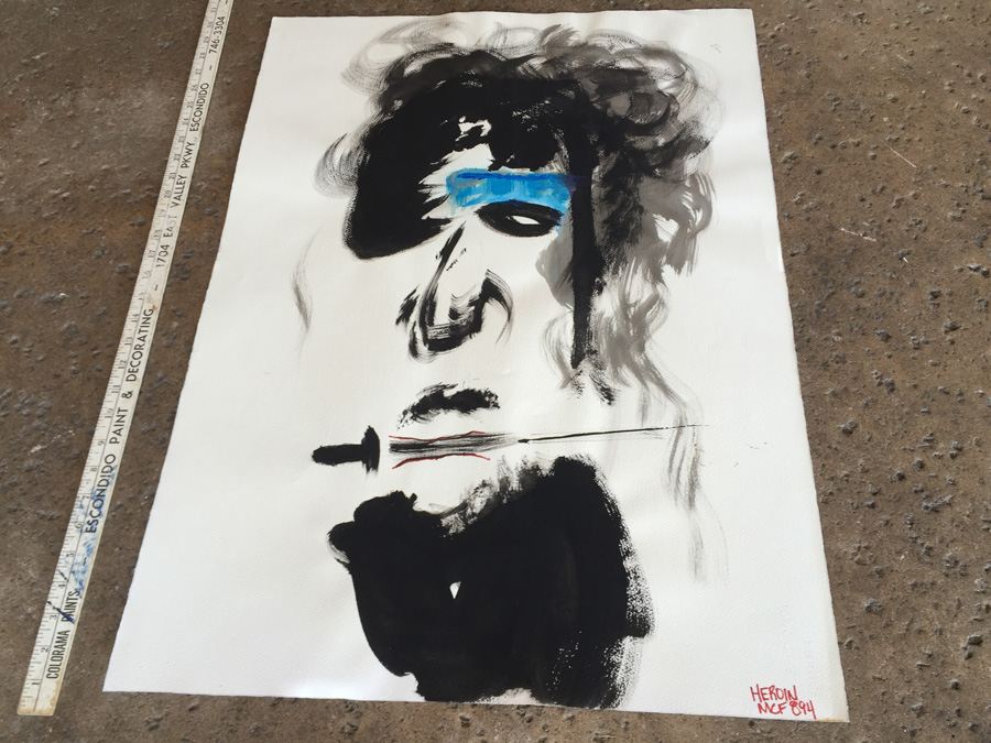 Original Urban Artwork Titled Heroin Signed MCF 894 (Melvin) [Photo 5]