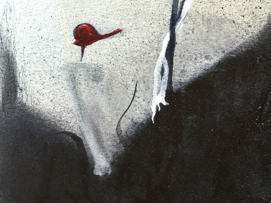 Original Urban Artwork 'In Comfortable Lie' Signed MCF 1/92 (Melvin) [Photo 6]