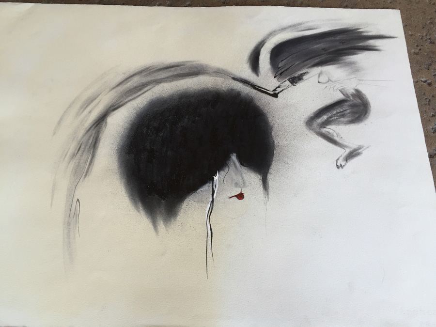 Original Urban Artwork 'In Comfortable Lie' Signed MCF 1/92 (Melvin) [Photo 5]